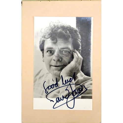 126 - Autograph album including some ink autographs by Roger Moore, David Jason, David Nixon, Terry Wogan,... 