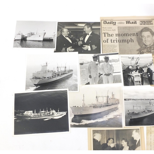 200 - Military interest ephemera relating to Gilbert Overbury including Royal Navy, RFA and continuous ser... 