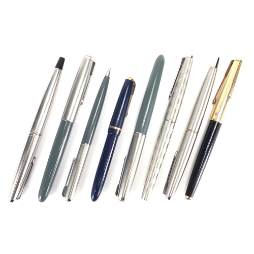 2512 - Parker fountain pens and propelling pencils including Parker Lady and Parker 51