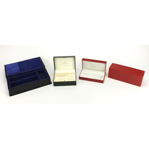 324 - Cartier box and three others including Terence Conran
