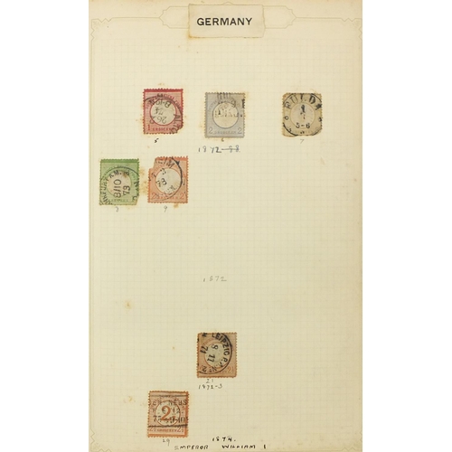 328 - Large collection of 19th century and later British and World stamps, predominantly arranged in album... 