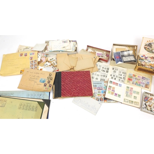 328 - Large collection of 19th century and later British and World stamps, predominantly arranged in album... 