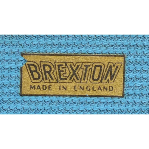 113 - 1950's/60's Brexton picnic hamper and contents, 60cm wide