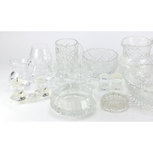839 - Cut glassware including Edinburgh, Waterford and Brierley