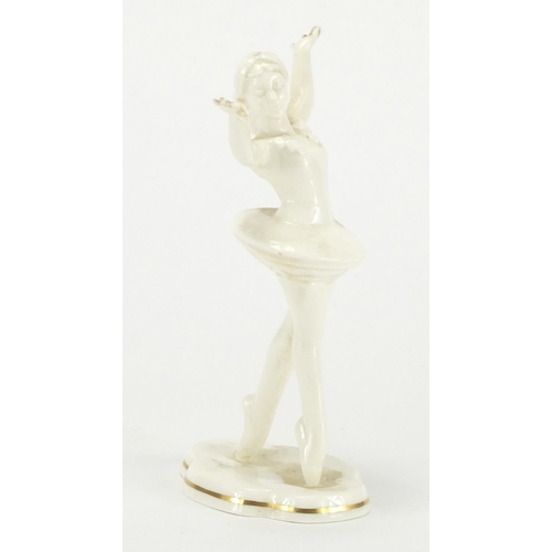 134 - Royal Worcester figurine of a ballerina - Joy, 16cm high