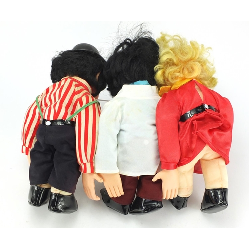 165 - Three vintage PG Tips monkey dolls,  35cm high