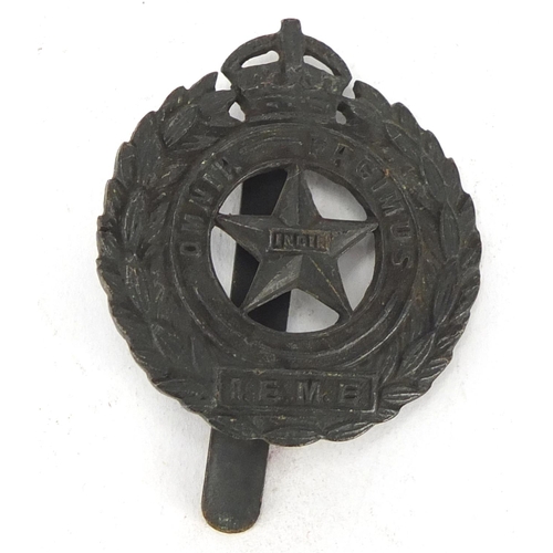 1026 - Military interest India I.E.M.E cap badge