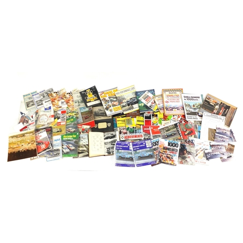 977 - Grand Prix and other racing ephemera including Brands Hatch programmes with entry tickets, photograp... 