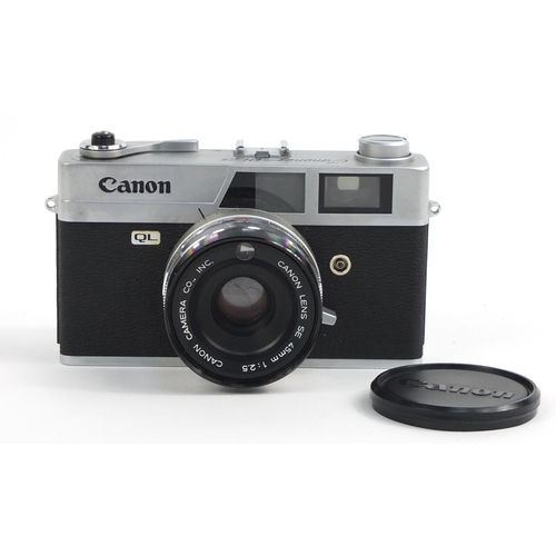 135 - Canonet QL25 camera with leather case