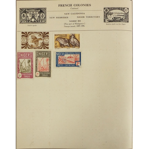 957 - World stamps and postcards, some photographic