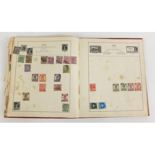 957 - World stamps and postcards, some photographic