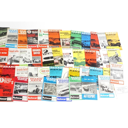 970 - Mostly 1960's and 70's Grand Prix and other racing programmes and magazines