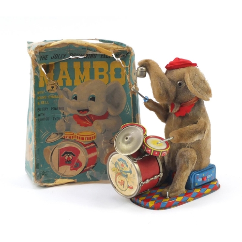 178 - Vintage tin plate Mambo with drums