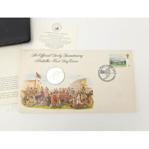 490 - The Official Derby first day silver coin cover