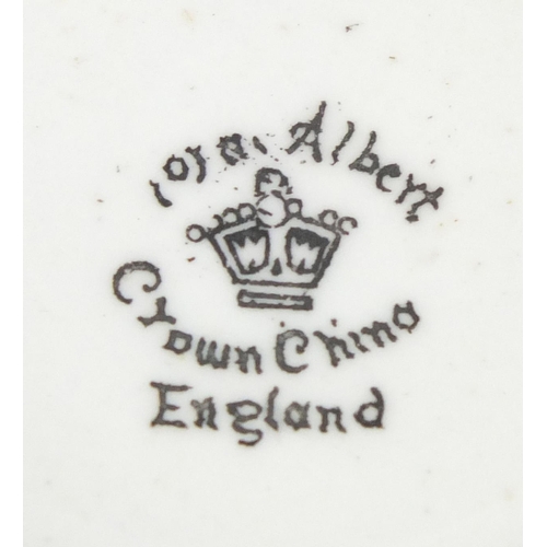 859 - Two part tea services comprising Aynsley and Royal Albert crown china