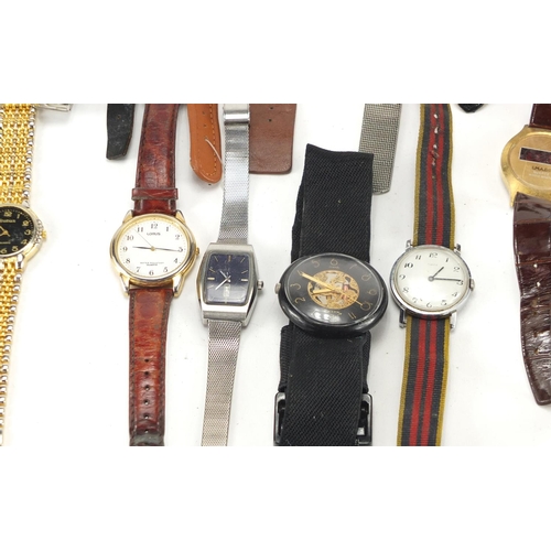 356 - Wristwatches including Accurist, Pulsar, Limit and Lorus