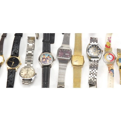 307 - Wristwatches including Emperor, Corvette, Mortima and Citizen
