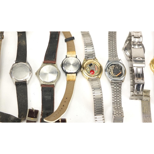 306 - Wristwatches including Casio, Citizen, Accurist, Ramba, Lorus and Titus