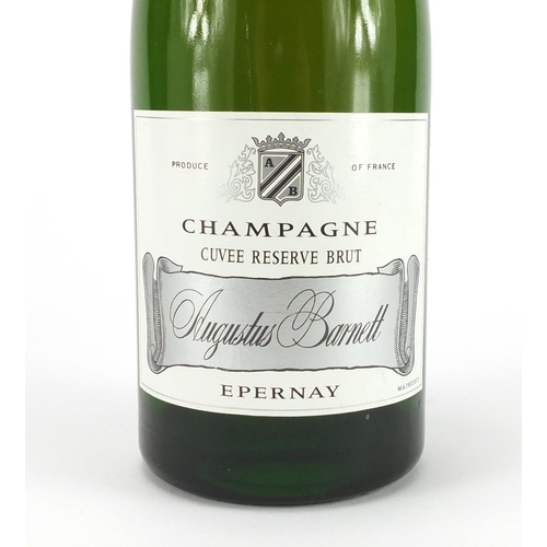2048 - Bottle of Augustus Barmett Queen's Silver Jubilee champagne