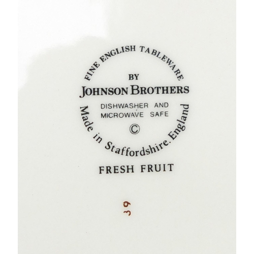 883 - Johnson Brothers Fresh Fruit pattern six place dinner/tea service