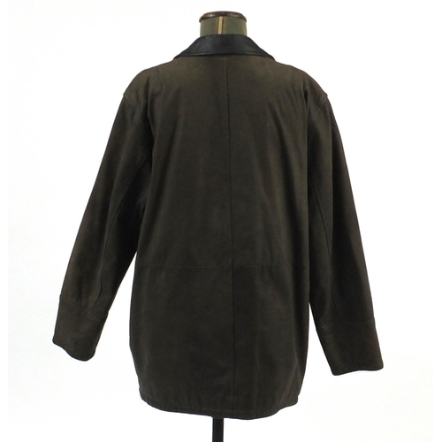 983 - Burberry's leather coat, size 12