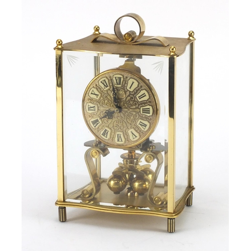 2088 - German four hundred day Anniversary clock by Kundo with box, 22.5cm high
