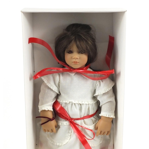2085 - Annette Himstedt Puppen Kinder Anna II doll with certificate and box, 65cm in length