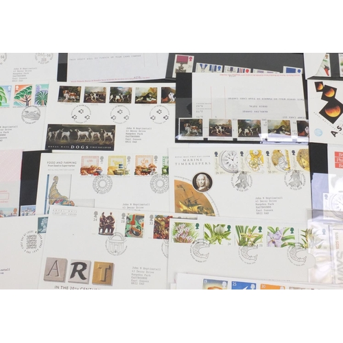 2310 - British stamps and first day covers including mint unused presentation packs, various genres and den... 