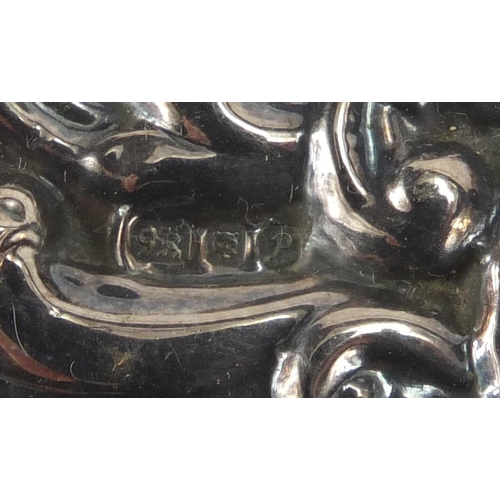 2262 - Rectangular silver easel photo frame, by Keyford Frames Ltd London 1989, 20cm high