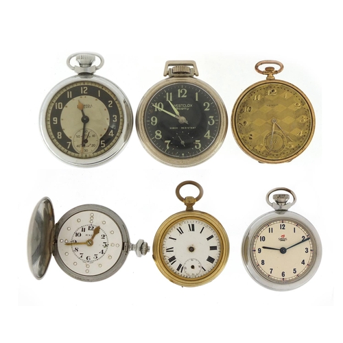 322 - Pocket watches including Smiths Empire, Westclox and Ingersoll