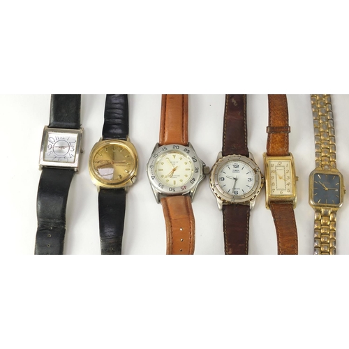 314 - Wristwatches including Casio Edifice divers watch, Oris, Accurist, Lorus, Limit and Timex