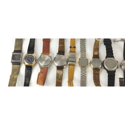 314 - Wristwatches including Casio Edifice divers watch, Oris, Accurist, Lorus, Limit and Timex