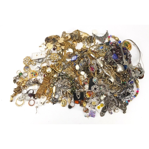 310 - Costume jewellery including necklaces, earrings, bracelets and rings