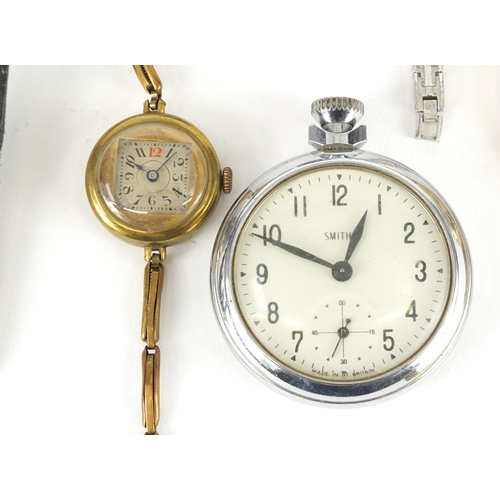 353 - Wristwatches and pocket watches including Rotary, Smiths and Ingersoll