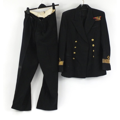 1018 - British Military Naval tunic and trousers