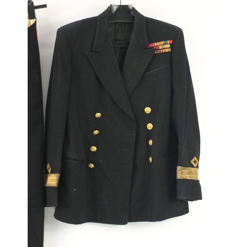 1018 - British Military Naval tunic and trousers