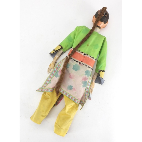 179 - Vintage Chinese doll, 43cm high