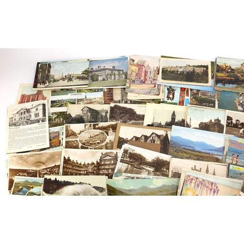 909 - Vintage and later postcards including street scenes