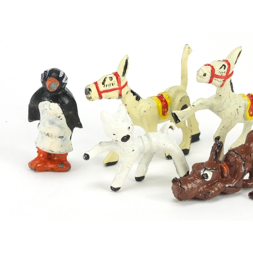 668 - Miniature die cast figures including Muffin the Mule and Pingu