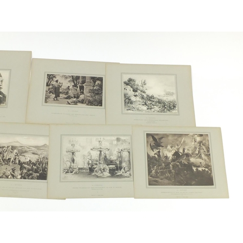 852 - German Masters, set of twelve prints by Adolph Menzel