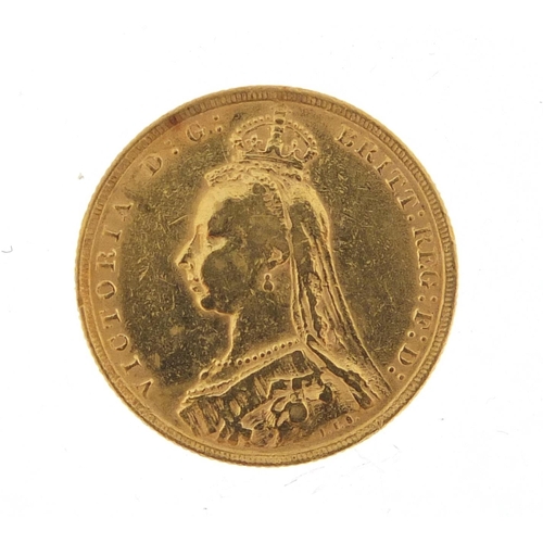 213 - Queen Victoria 1892 gold sovereign