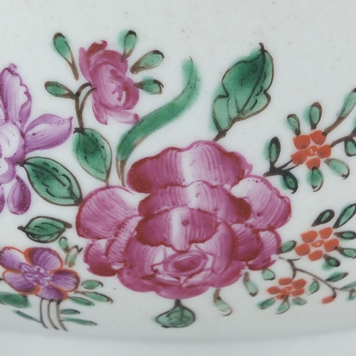 552 - Oriental ceramics and metalware including a Chinese footed bowl, hand painted with flowers and a Jap... 