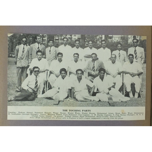 289 - 1950's and later autographs arranged in an album including India cricket team in England 1952, Pakis... 