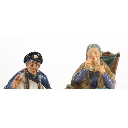 2475 - Two Royal Doulton figures A Stitch in Time HN2352 and Tall Story HN2248, the largest 16.5cm high