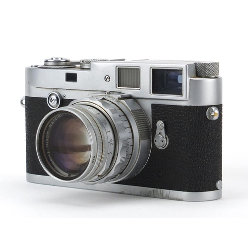 84 - Ernet Leitz Leica M2 camera outfit with lenses and accessories comprising M2 camera body, serial num... 
