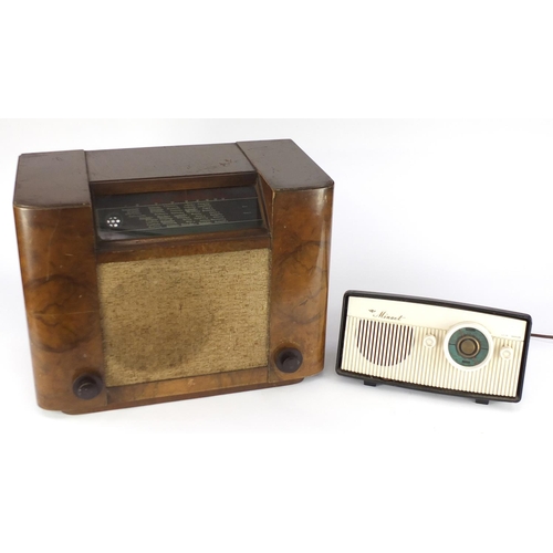 271 - Two vintage radios comprising Philips 747A and Minuet