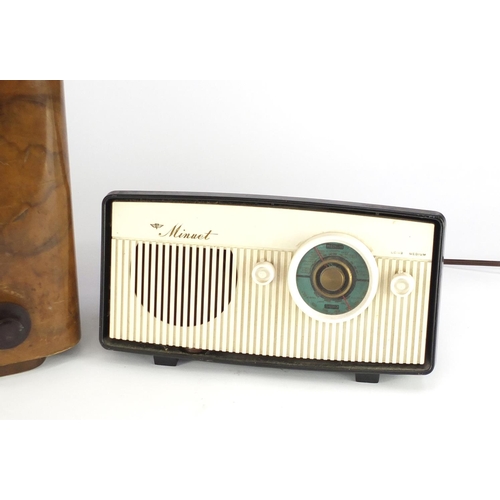 271 - Two vintage radios comprising Philips 747A and Minuet