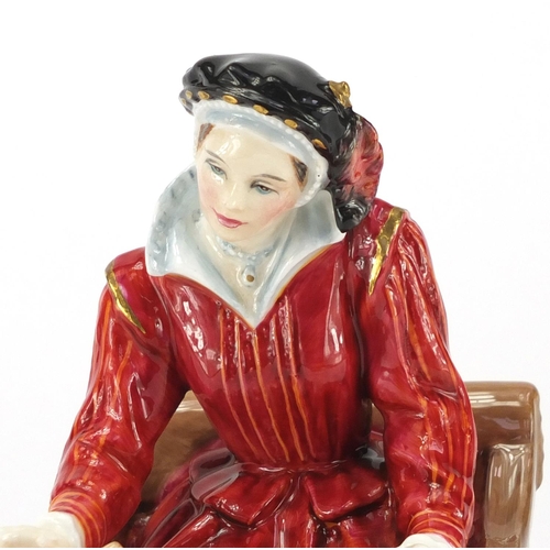 2585 - Royal Doulton Catherine Parr figurine, HN3450, limited edition 3577/9500, 15.5cm high