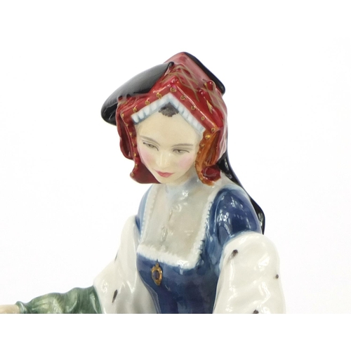 2584 - Royal Doulton Catherine of Aragon figurine, HN3233, limited edition 5114/9500, 17cm high