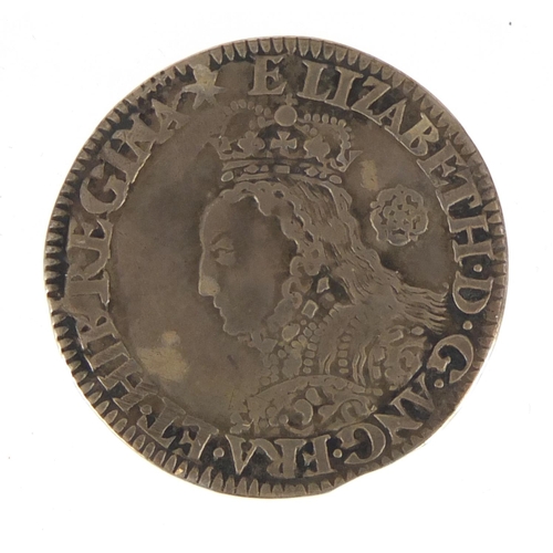 221 - Elizabethan 1562 hammered silver shilling